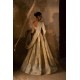 Yellow Bouquet Peony Lehenga with Acadia White Choli