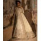 Glistening White Peony Lehenga Choli
