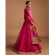 Dogwood Rose Peony Pishwas and Lehenga