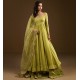 Light Hansa Yellow Peony Pishwas and Lehenga Light Hansa Yellow Peony Pishwas and Lehenga