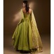 Light Hansa Yellow Peony Pishwas and Lehenga Light Hansa Yellow Peony Pishwas and Lehenga
