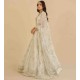 Ecru White Peony Lehenga Choli