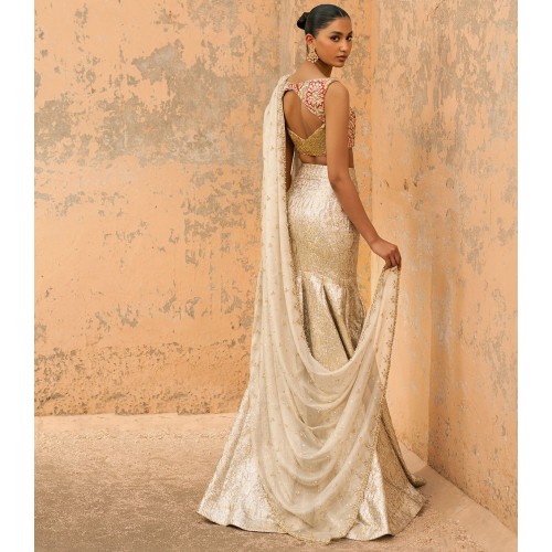 Merino Peony Choli and Skirt