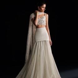 Pearl Sparkle Peony Lehenga Choli