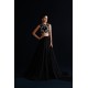 Vampire Black Peony Gathered Lehenga Choli