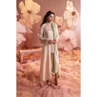 Peach Champagne Zenobia Jacket and Cropped Trousers