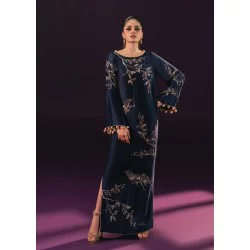 Deep Oxford Blue Zenobia Sheath Dress