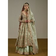 Coriander Marsh Pishwas and Lehenga Coriander Marsh Pishwas and Lehenga