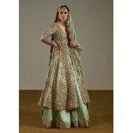 Coriander Marsh Pishwas and Lehenga Coriander Marsh Pishwas and Lehenga