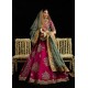 Burgundy Gold Marsh Lehenga Choli