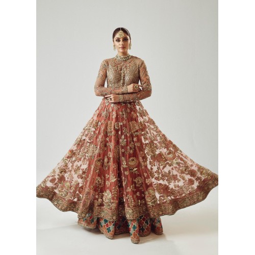 Quince Blossom Marsh Pishwas with Chattapatti Sharara