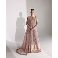 Gelato Amaryllis Long Shirt with Trailing Lehenga