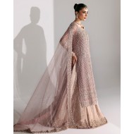 Gelato Amaryllis Long Shirt with Trailing Lehenga Gelato Amaryllis Long Shirt with Trailing Lehenga