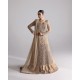 Champagne Amaryllis Long Shirt with Lehenga
