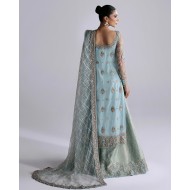 Regent St Blue Amaryllis Long Shirt with Sharara Regent St Blue Amaryllis Long Shirt with Sharara