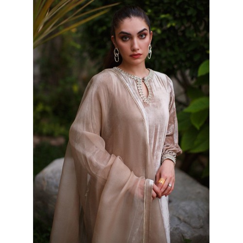 Your Sanctuary Flora Velvet Long Kameez Shalwar