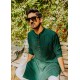 ZGMK1178 Castleton Green Raw Silk Kurta