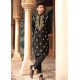 ZGMK1764 Black Raw Silk Kurta