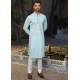 ZGMK1770 Light Blue Cotton Kurta ZGMK1770 Light Blue Cotton Kurta