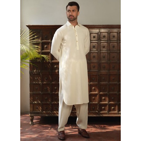 ZGMK1773 Off White Cotton Shalwar Kameez ZGMK1773 Off White Cotton Shalwar Kameez