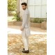 ZGMP1141 Platinum Raw Silk Prince Coat ZGMP1141 Platinum Raw Silk Prince Coat