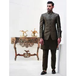 ZGMP1264 Dark Olive Drab Prince Coat