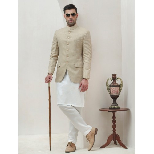 ZGMP1266 Pearl Jacquard Prince Coat