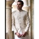 ZGMP1274 Moccasin Raw Silk Prince Coat ZGMP1274 Moccasin Raw Silk Prince Coat