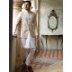 ZGMP1274 Moccasin Raw Silk Prince Coat ZGMP1274 Moccasin Raw Silk Prince Coat