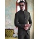 ZGMP1279 Onyx Raw Silk Prince Suit