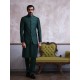 ZGMP1292 Brunswick Green Raw Silk Prince Coat
