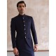 ZGMP1302 Oxford Blue Embroidered Prince Coat