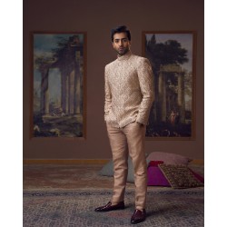 ZGMP1448 Misty Rose Karandi Prince Suit