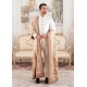 ZGMP1715 Off White Silk Jamawar Prince Suit