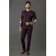 ZGMP1915 Purple Suiting Fabric Prince Suit