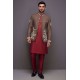 ZGMP1917 Brown Suiting Fabric Prince Coat