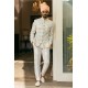 ZGMP1939 Off White Raw Silk Prince Suit