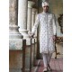 ZGMS1574 Off White Raw Silk Sherwani