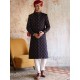 ZGMS1610 Penn Blue Embroidered Sherwani