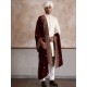 ZGMS1625 Off White Raw Silk Sherwani