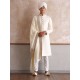 ZGMS1627 Isabelline Embroidered Sherwani