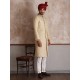 ZGMS1630 Champagne Embroidered Sherwani