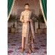 ZGMS1684 Peach Puff Karandi Jamawar Sherwani