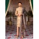 ZGMS1684 Peach Puff Karandi Jamawar Sherwani