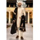 ZGMS1867 Off White Jamawar Sherwani