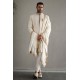 ZGMS1890 White Suiting Fabric Sherwani