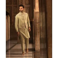 ZGMW1359 Deep Champagne Khaddar Waistcoat