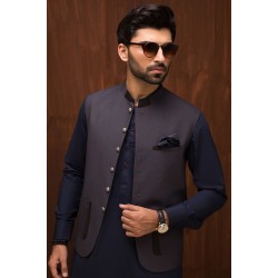 ZGMW1983 Dark Liver Suiting Fabric Waistcoat