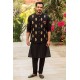 ZGMW1988 Black Raw Silk Waistcoat