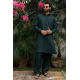ZGMK2099 Dragon teal Boski Linen Kameez Shalwar